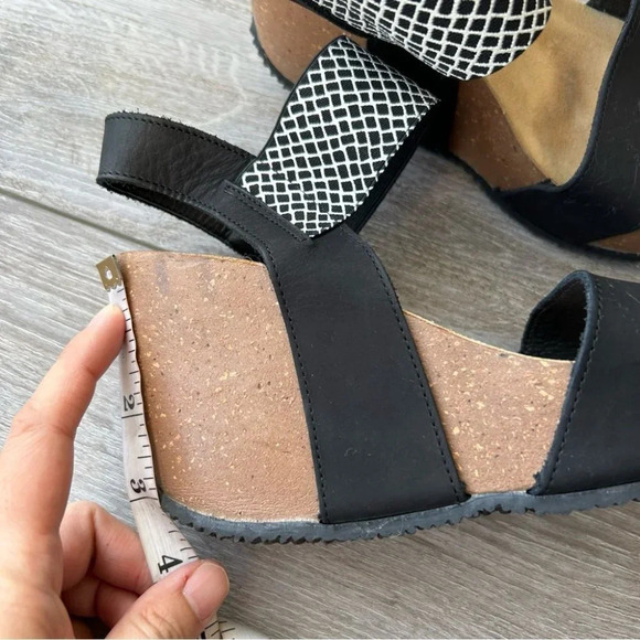 BioNatura Chic Minimalist Cork  Wedge Strappy Sandals Made in Italy - Picture 14 of 16